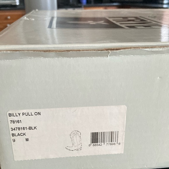 Frye Billy Pull on tall black leather  9 M - Picture 15 of 15